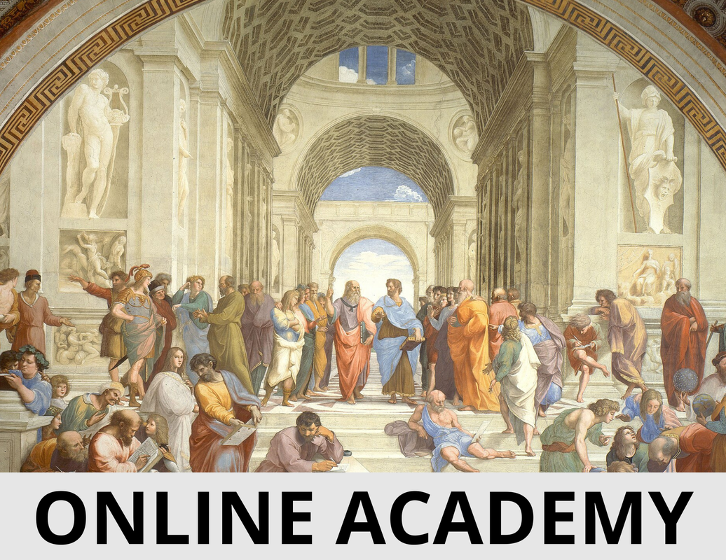 A painting of the Academy by Raffael
